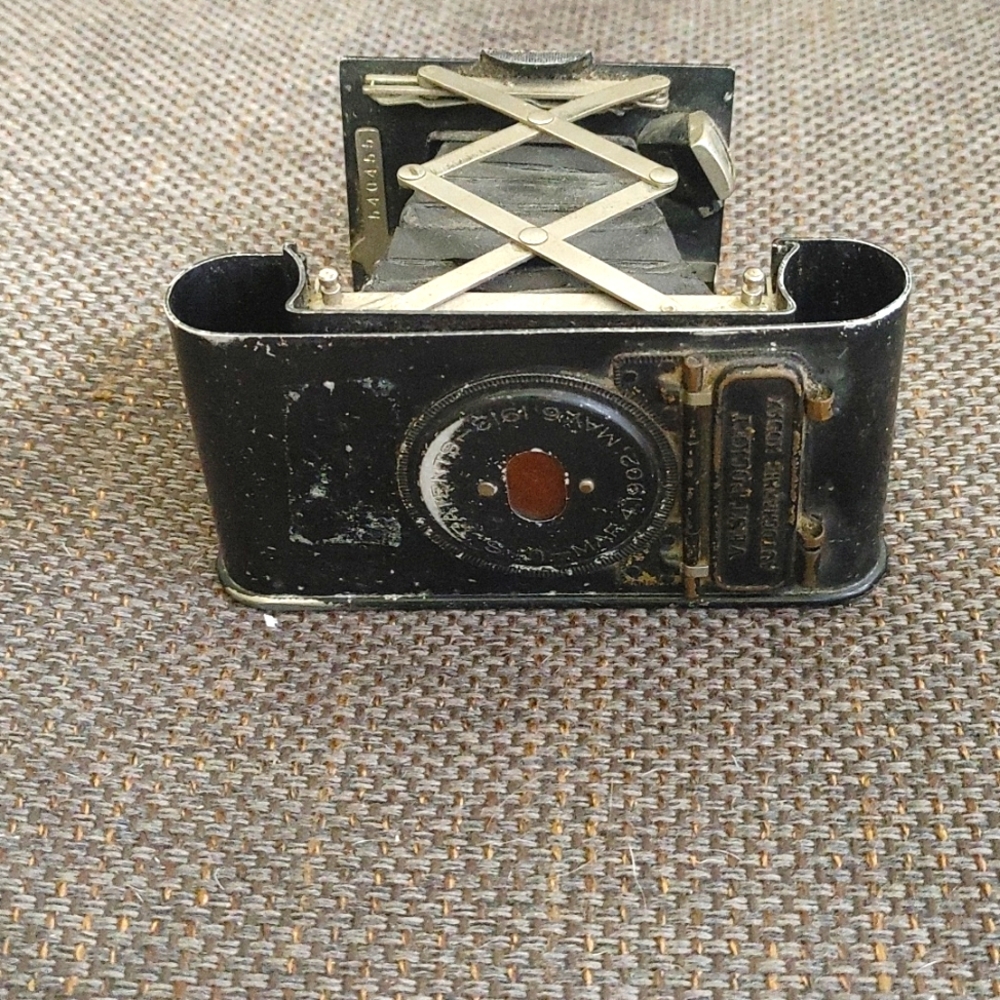 Antique Vintage Authentic Real Camera Photo Authentic Kodak Vest Pocket